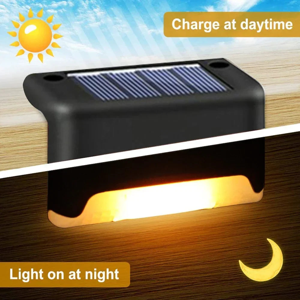 Solar Glow Stair Lights