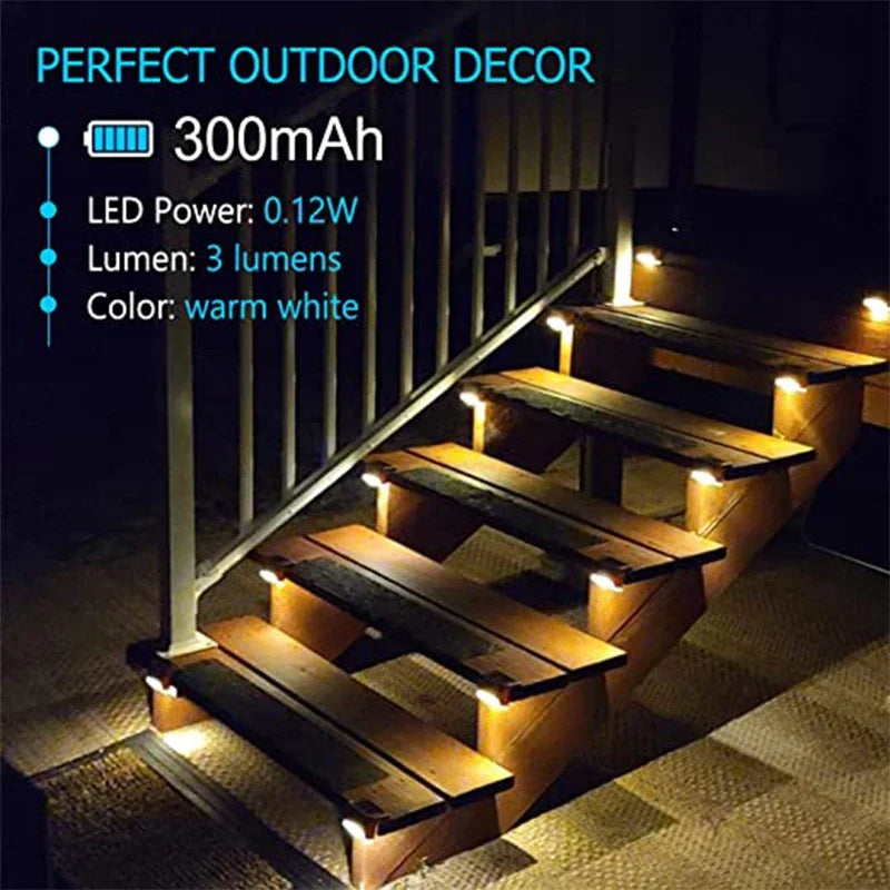 Solar Glow Stair Lights