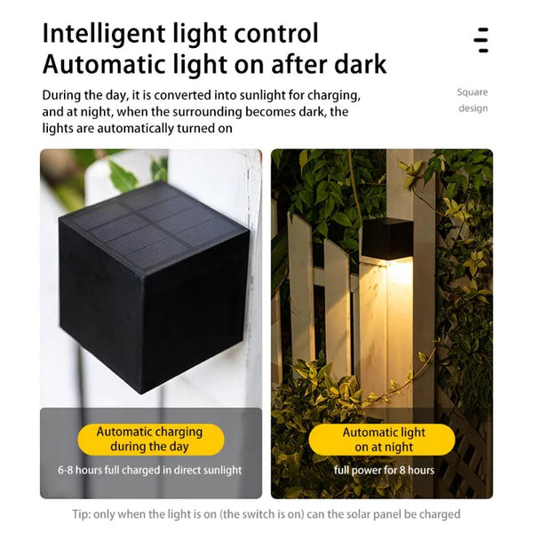 Solar Garden Wall Light
