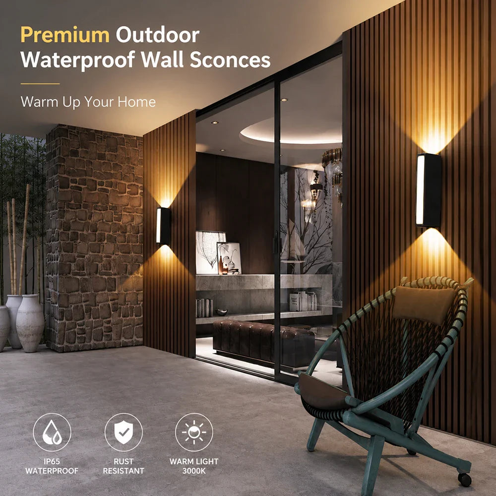 BrightShield Outdoor Wall Lights
