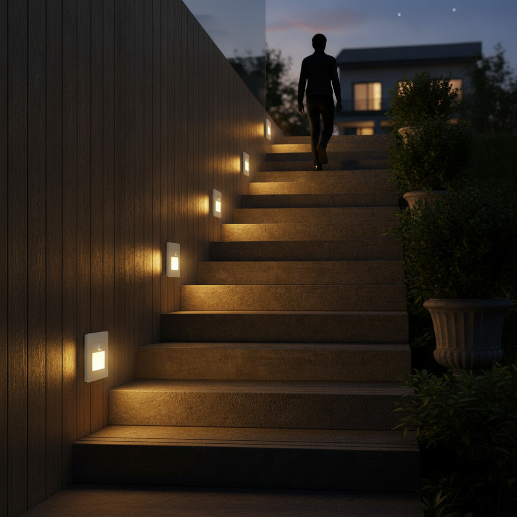 GlowGuard Motion Sensor Light