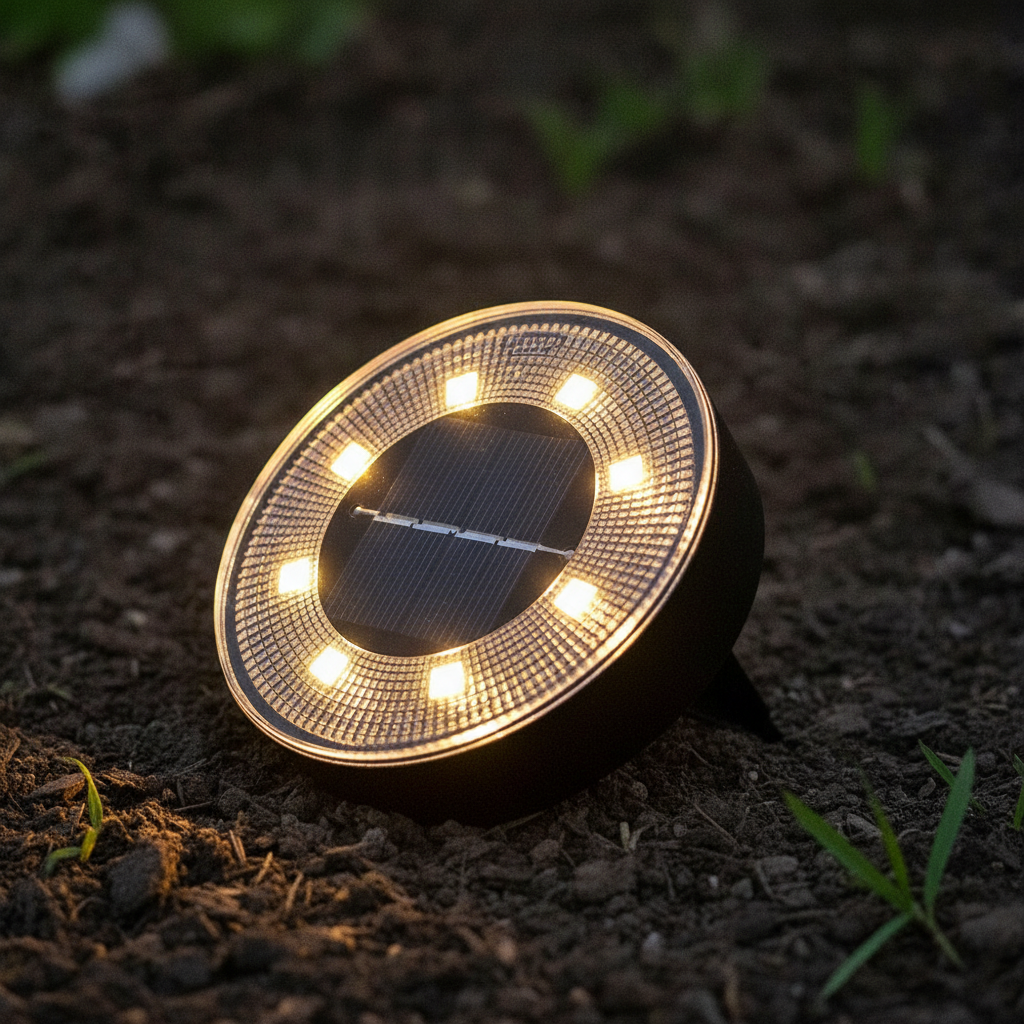 Solar-Powered Garden Glow Lights