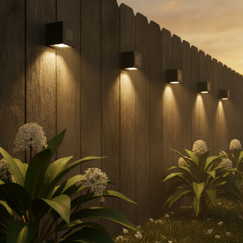 Solar Garden Wall Light